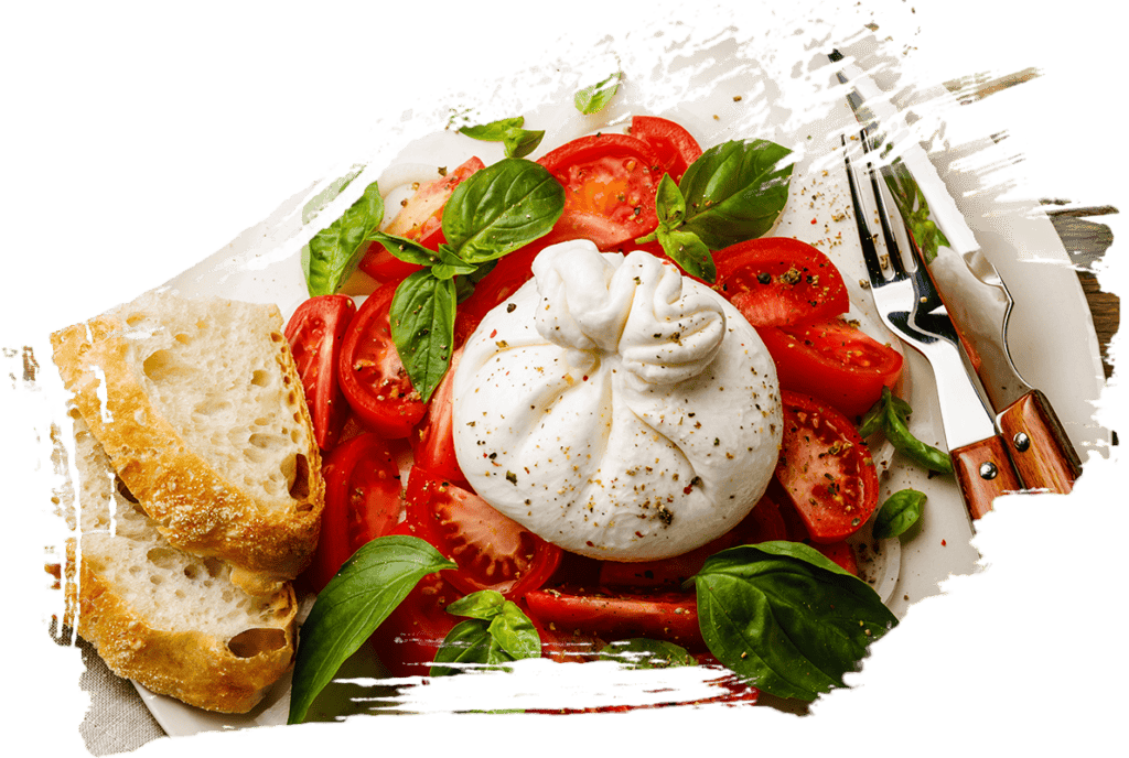 Burrata Salad | The French Market, Koh Tao and Bangkok, Thailand